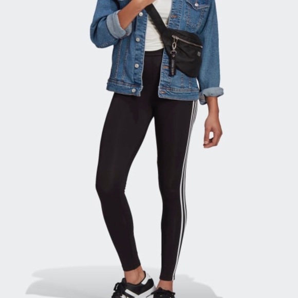 🆕ADIDAS Originals 3 Stripe Leggings - Picture 2 of 10